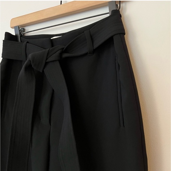 Wilfred Tie-Front Pants Black Women’s Size 10 - Picture 4 of 9